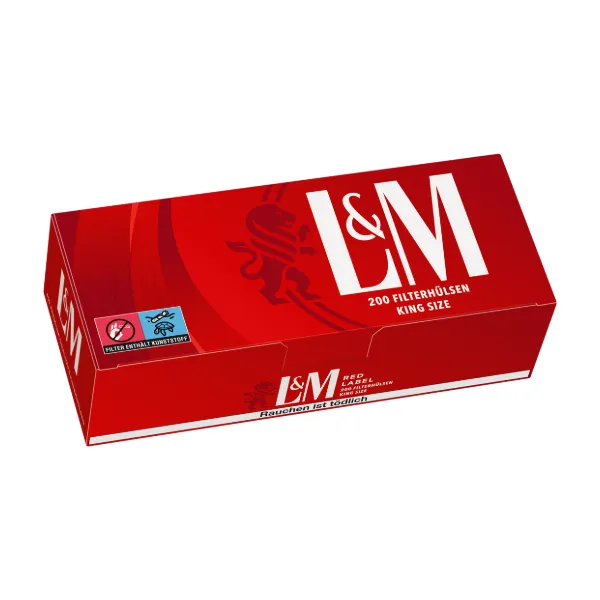 L&M Hülsen Red 5 x 200 Stück