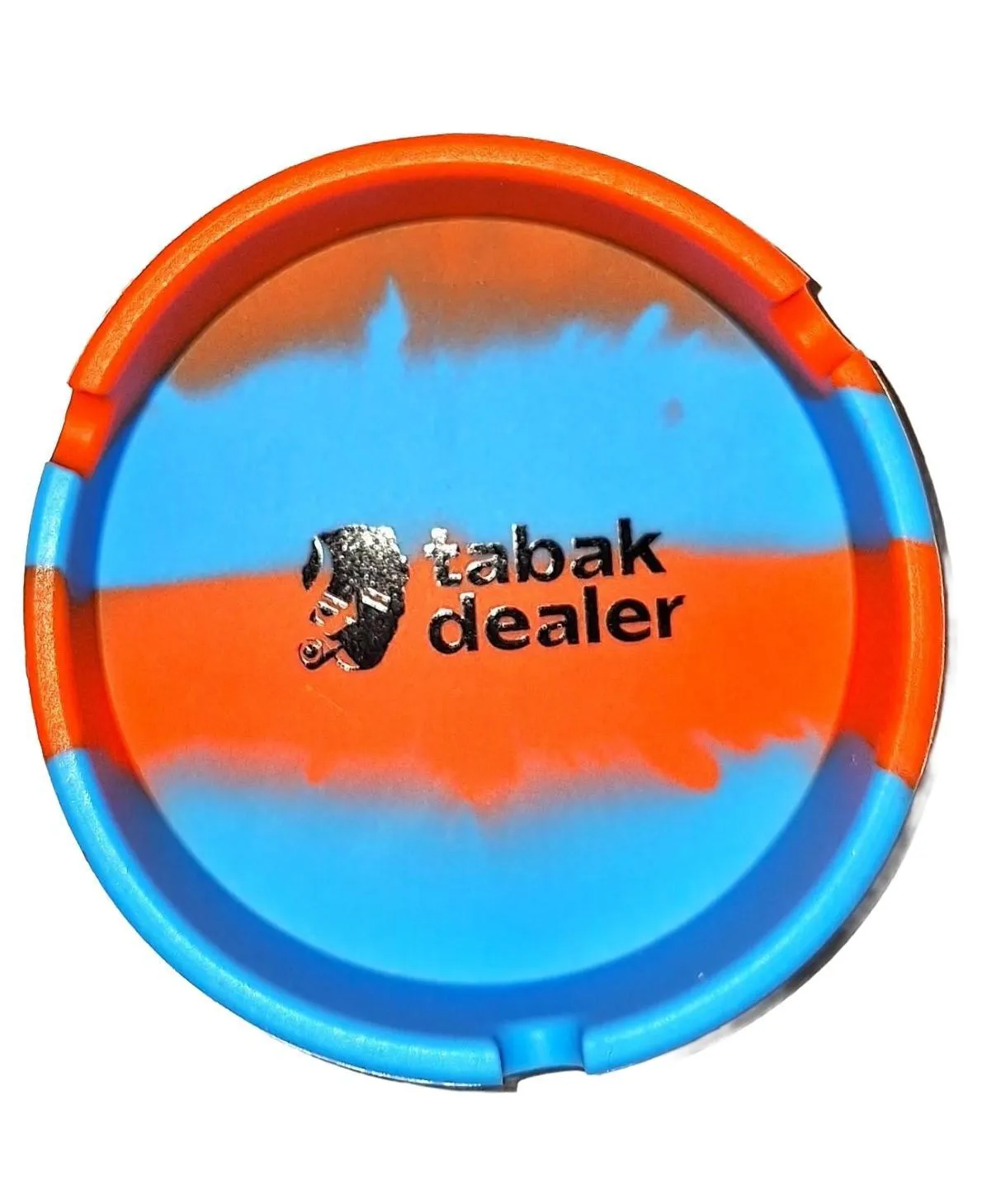 Tabakdealer Aschenbecher Blau Orange 1 Stück