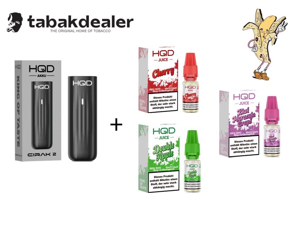 Starterkit Black HQD Cirak 3er