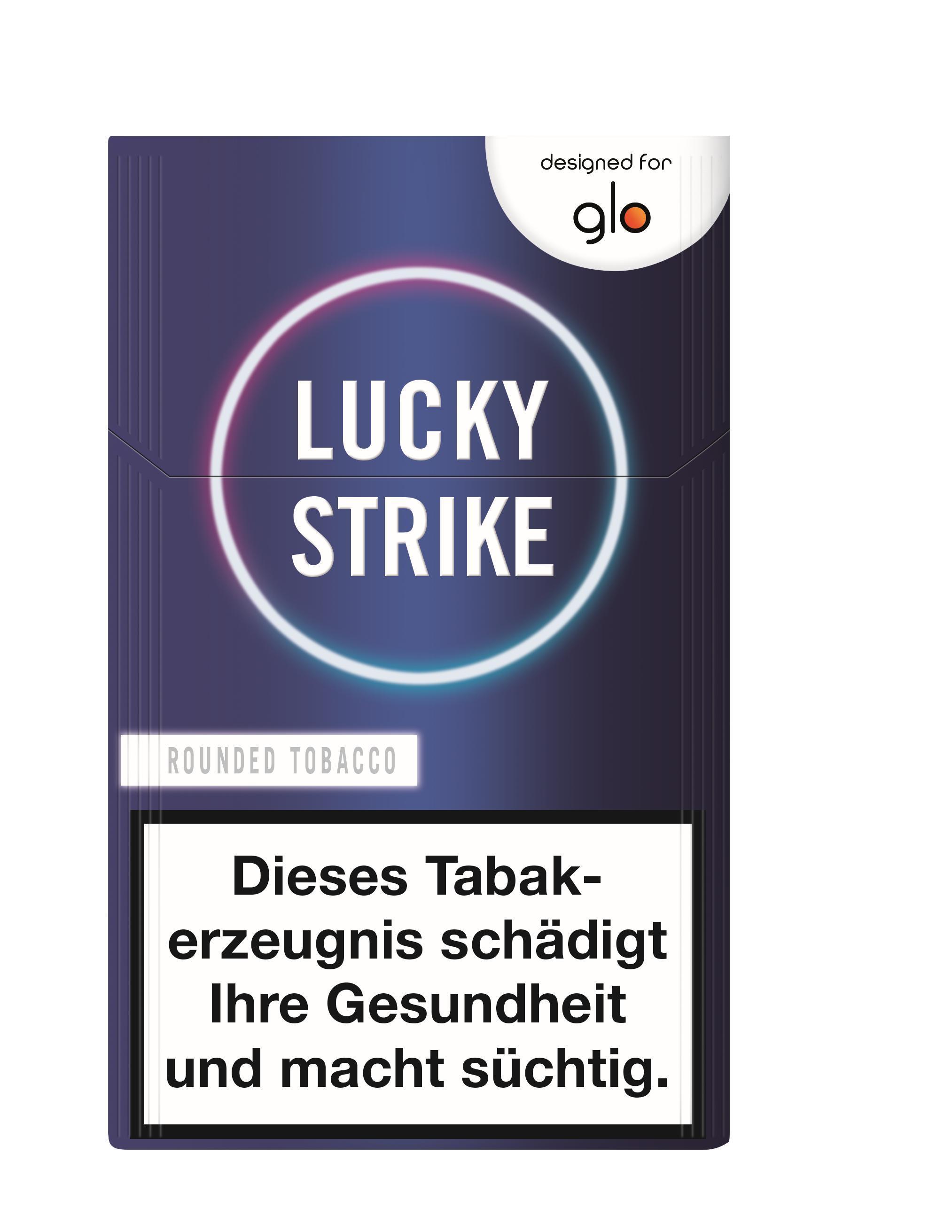 Lucky Strike for glo Rounded Tobacco Lucky Strike for glo Rounded Tobacco
