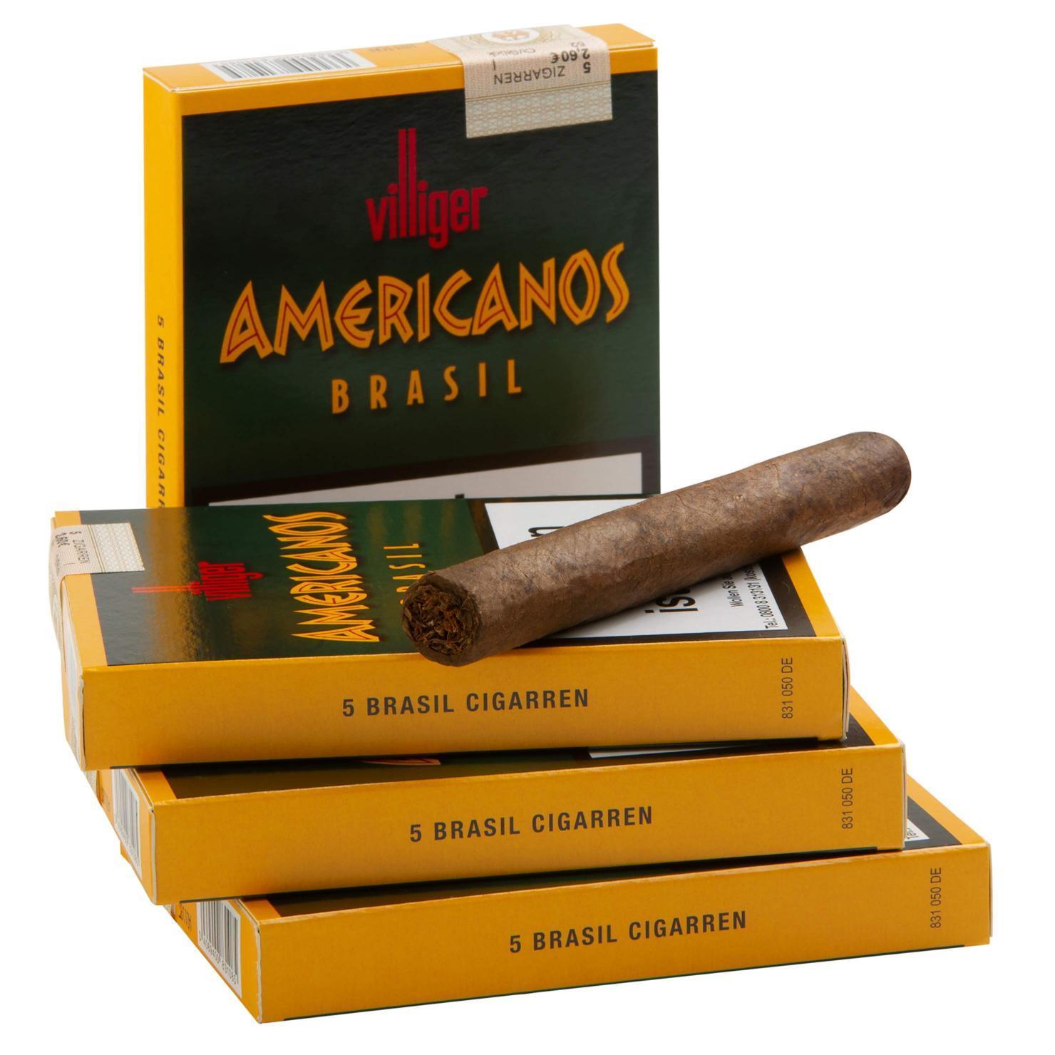 Villiger Americanos Brasil 1 x 5 Zigarren