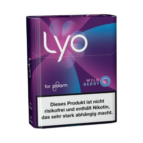 LYO Tobacco Sticks Wild Berry Packung