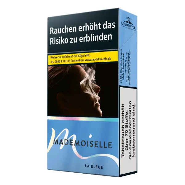 Mademoiselle La Bleue Zigarette 10 x 20 Zigaretten