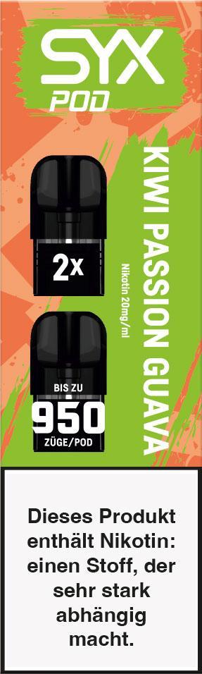 SYX Pod Cartridge Kiwi Passion Guava SYX Pod Cartridge Kiwi Passion Guava