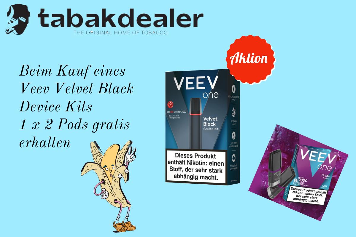 Veev Kit Black + 1 VEEV One Pod Grape 20mg/ml