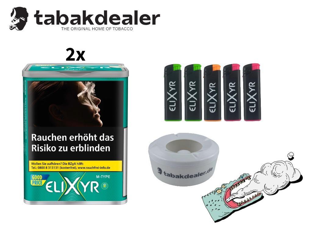 2x Elixyr Green 102g Tabak  2x Elixyr Green 102g Tabak