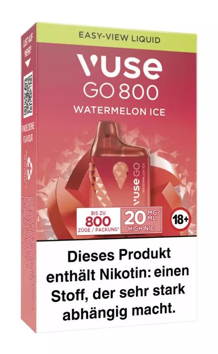 Vuse GO 800 (BOX) Watermelon Ice 20mg/ml Nikotin