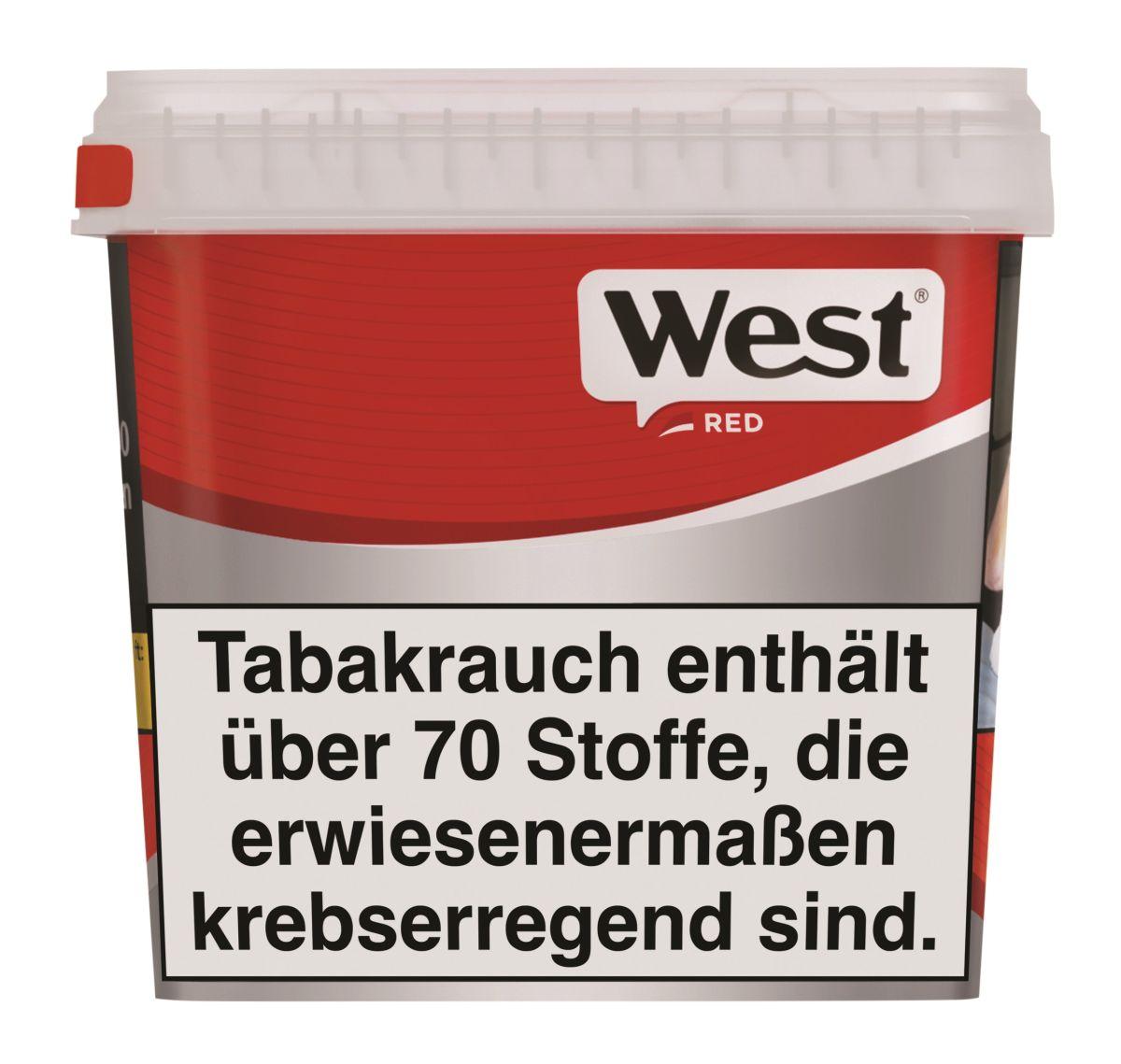 West Red Volume Tobacco Titan Box 1 x 300g Tabak 