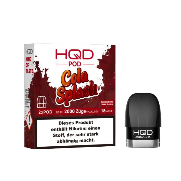 HQD Cirak 2 Pod Cola Splash 18mg/ml Nikotin