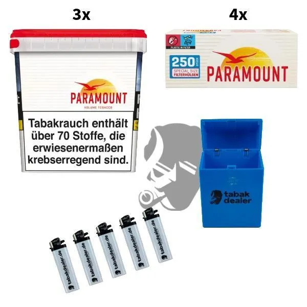 3x Paramount Volumen Tabak 230g