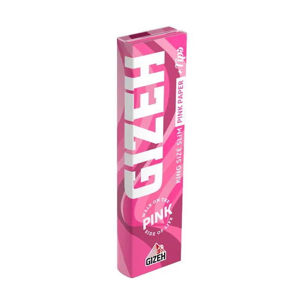 GIZEH All Pink KSS 1 x 34 Blättchen + Tips