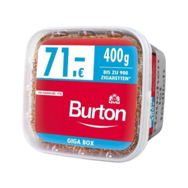 Burton Red Giga Box 1 x 400g Tabak Burton Red Giga Box 1 x 400g Tabak