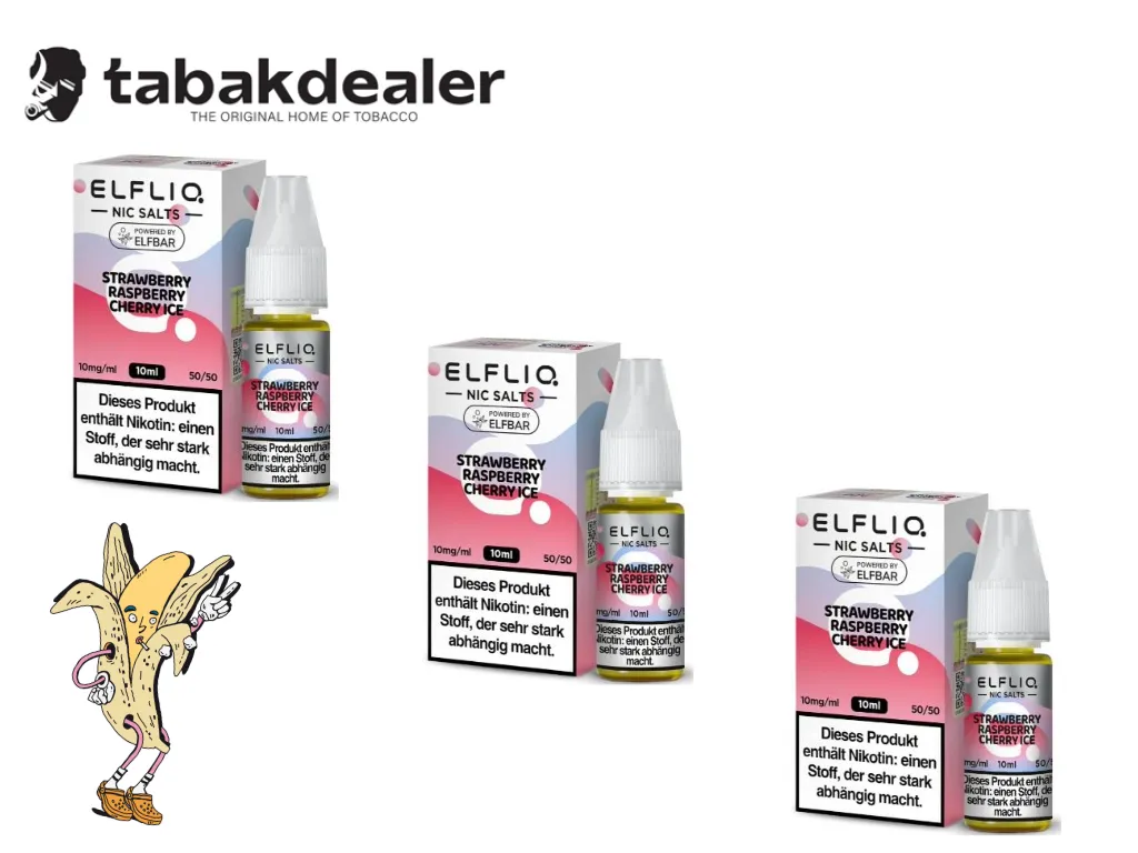 ELFLIQ Strawb.Raspb.Cherry Ice 3er