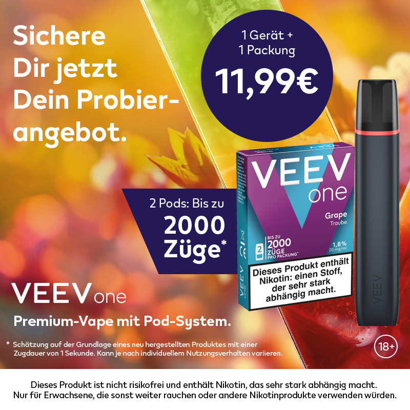Veev Kit Black + 1 VEEV One Pod Grape 20mg/ml