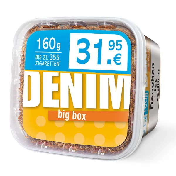 Denim Volumen Tabak 3XL-Size 1x 160g Tabak