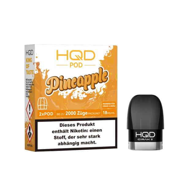 HQD Cirak 2 Pod Pineapple 18mg/ml Nikotin