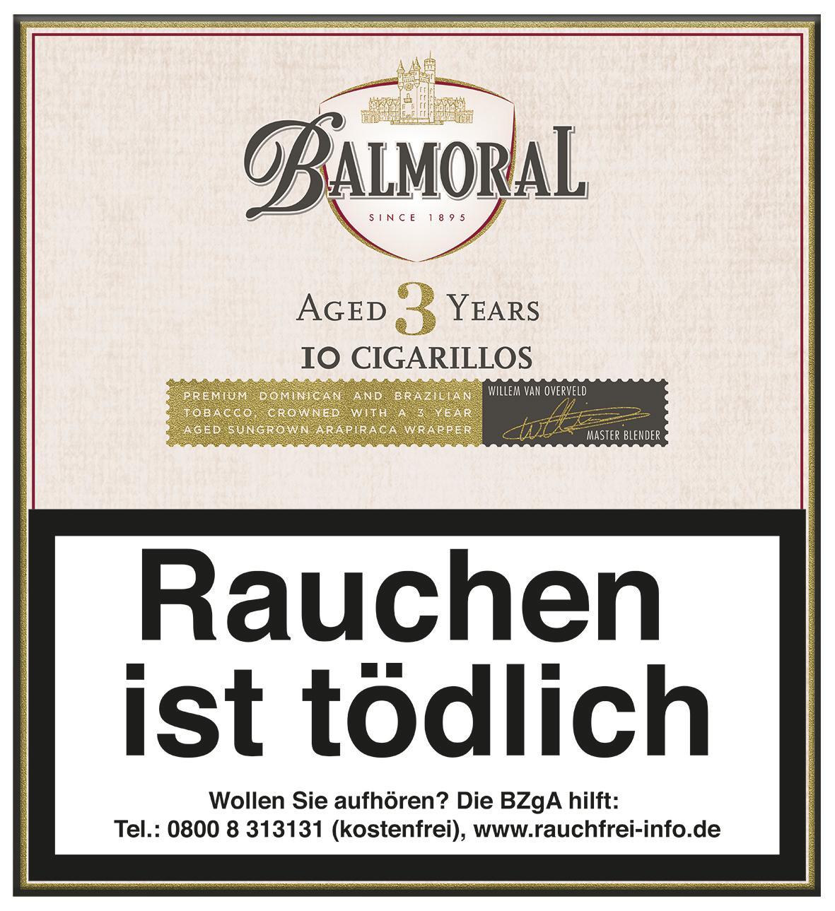 Balmoral Aged 3 Years 1 x 10 Zigarillos