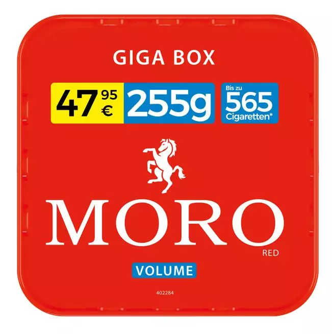 Moro Volumen Rot Giga Box 1 x 255g Tabak