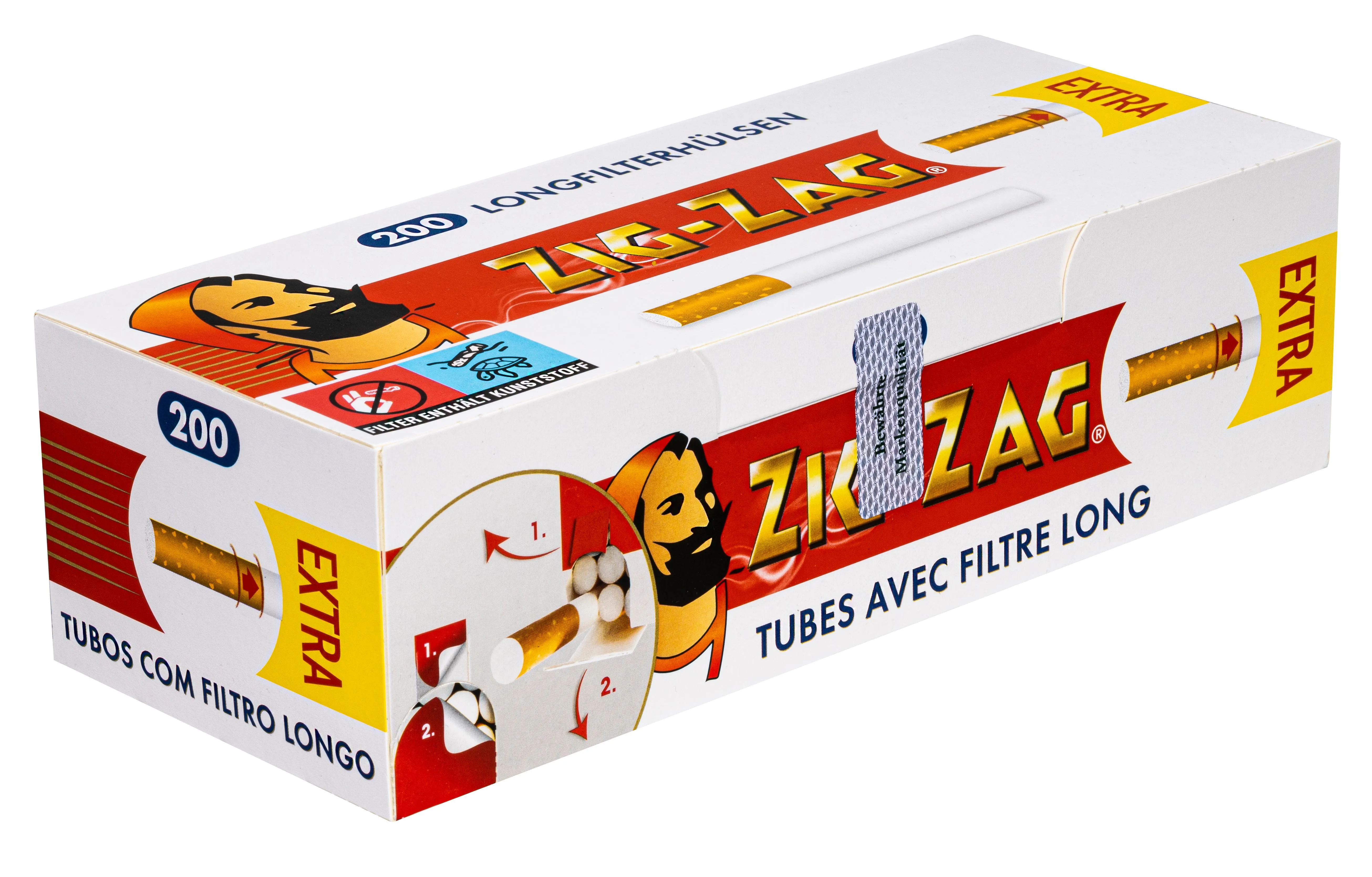 Zig Zag Extra Hülsen 5 x 200 Stück