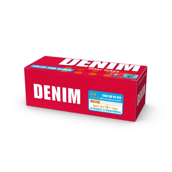 Denim Hülsen 4 x 250 Filterhülsen
