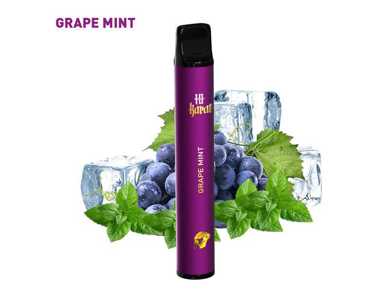 18 Karat E-Shisha Grape Ice Mint 16mg/ml Nikotin 1 Stück