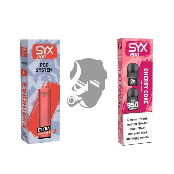 SYX Pod Red + Catridge Cherry Coke