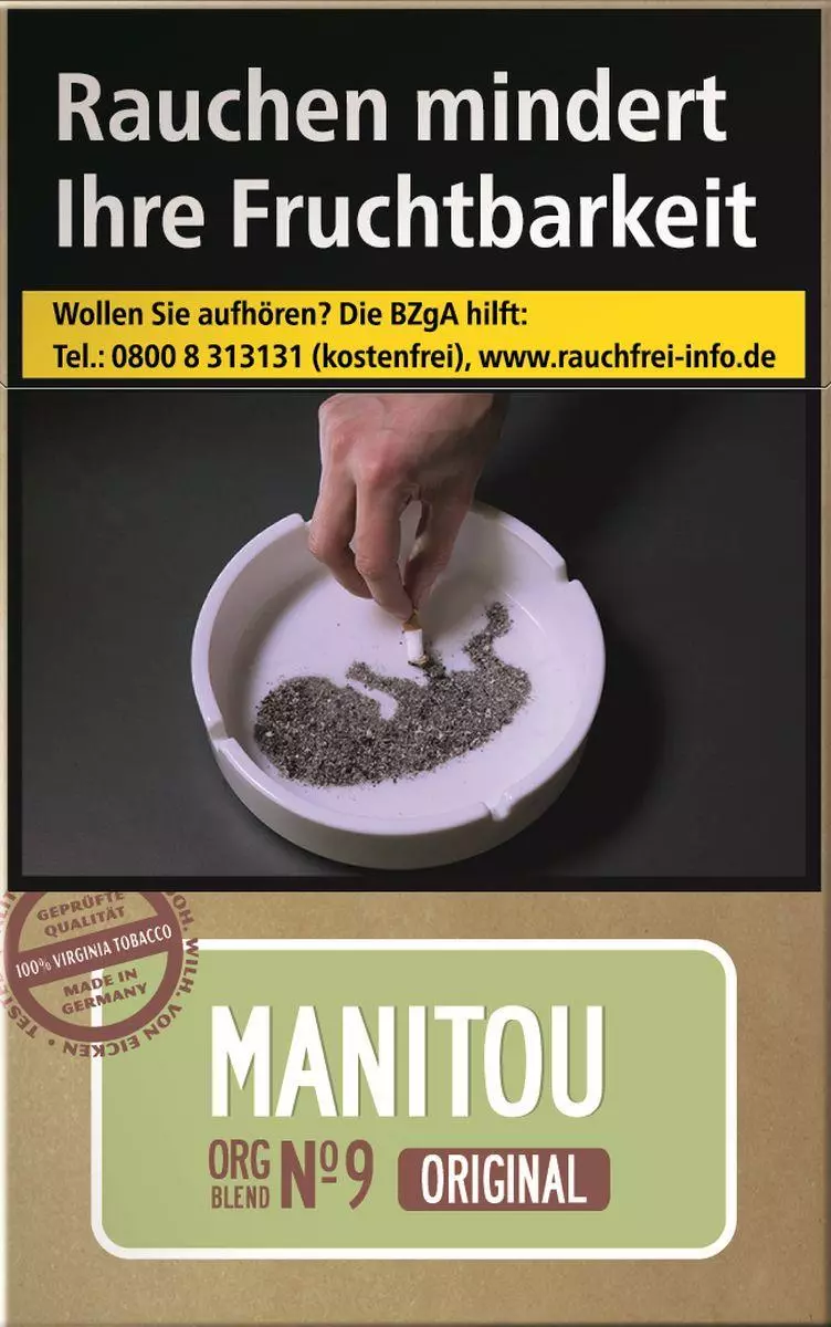 Manitou Organic Blend Green No9 10 x 20 Zigaretten