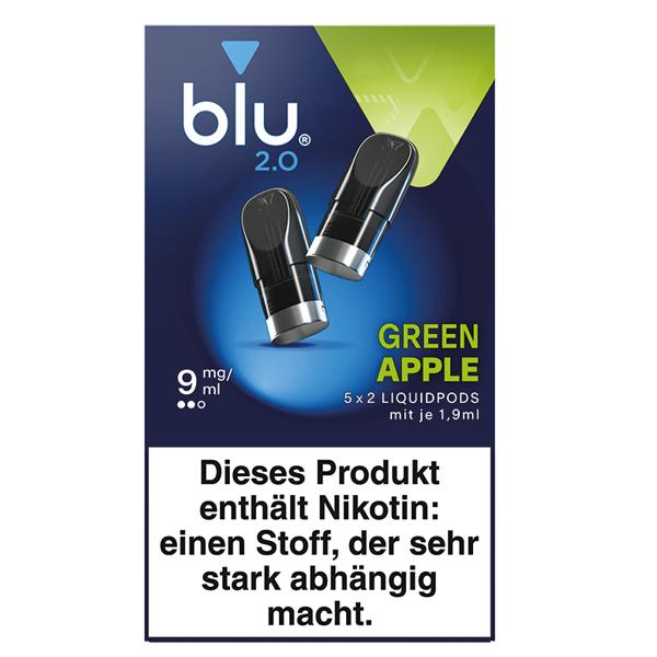 blu 2.0 Liquidpod Green Apple 9mg/ml