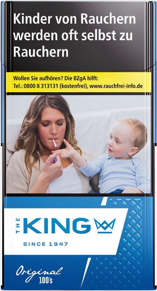 The King blue long 10 x 20 Zigaretten