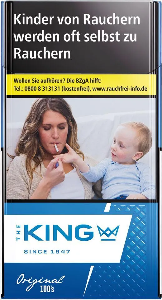 The King blue long 10 x 20 Zigaretten