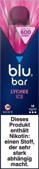 blu bar Lychee Ice 18mg