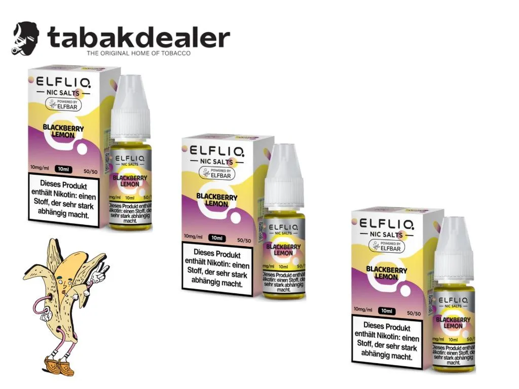 ELFLIQ Blackberry Lemon 10mg/ml 3er 3 x 1 Stück
