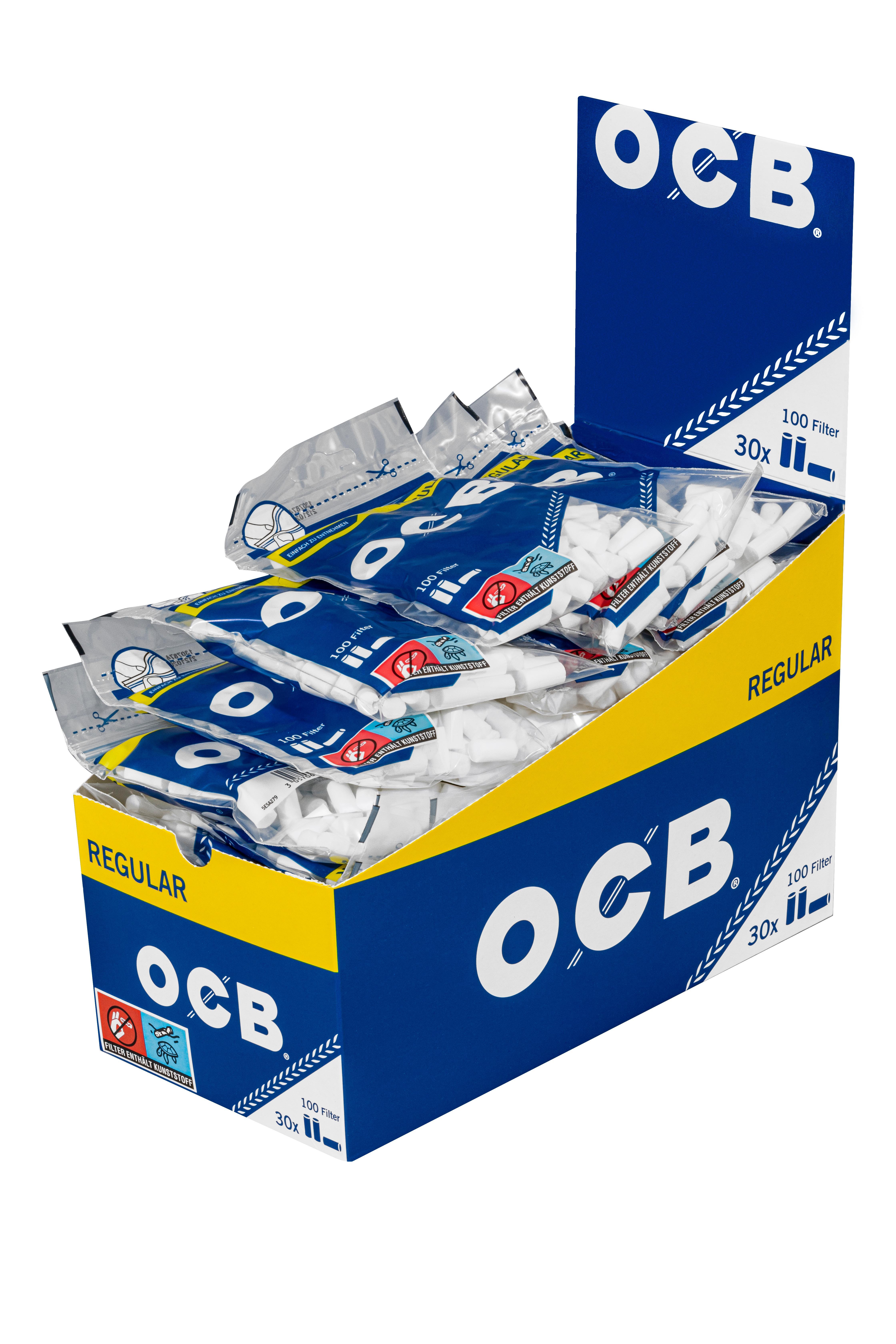 OCB Drehfilter Regular 7,5mm 30 x 100 Filter