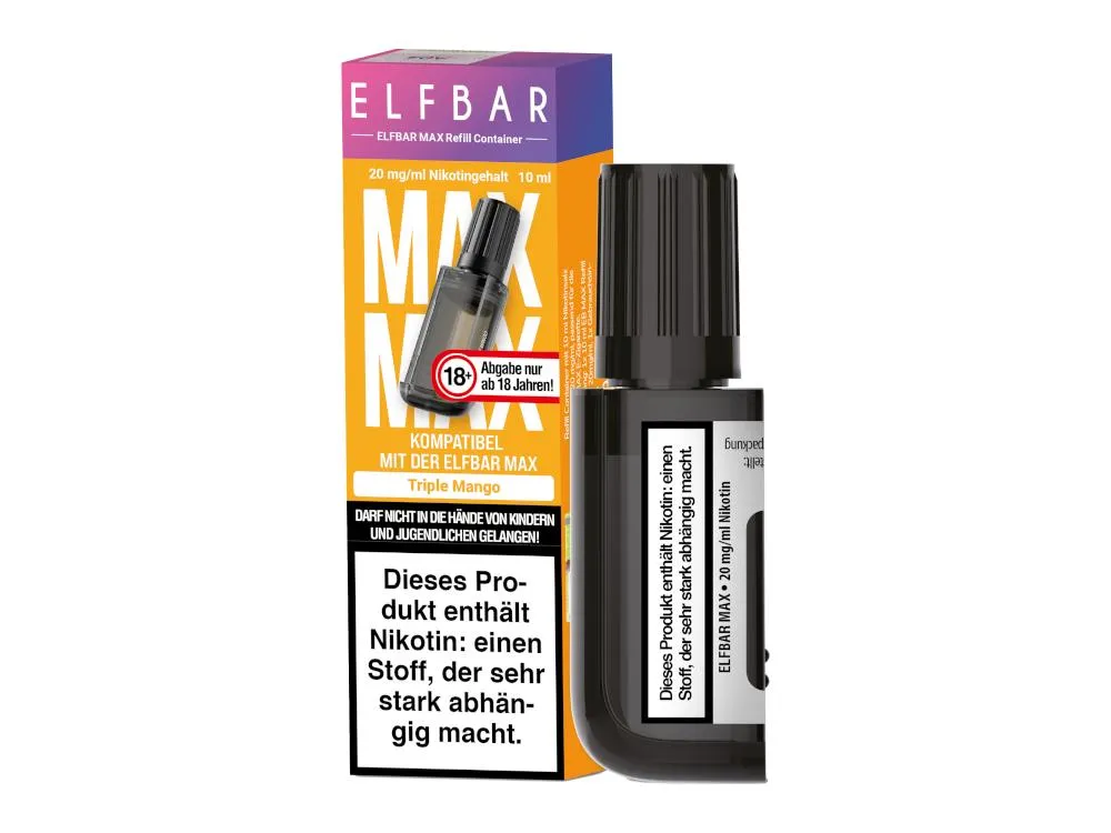 ELFBAR MAX 10ml Ref. Cont. Triple Mango