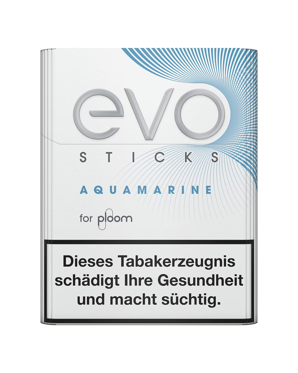 EVO Tobaccos Sticks Aquamarine Packung
