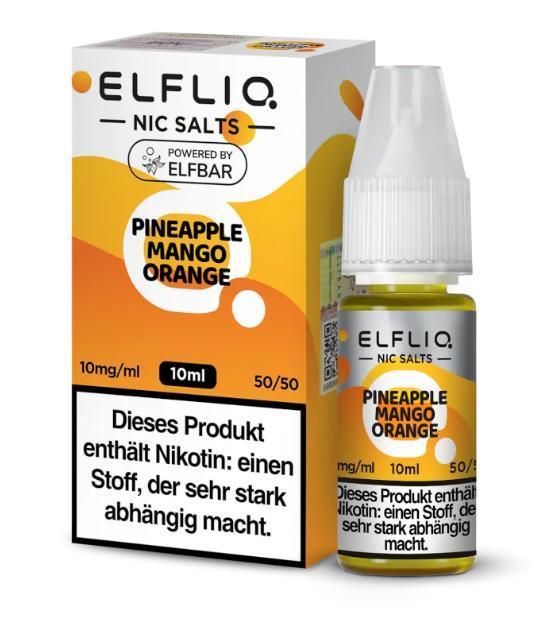 ELFLIQ - Pineapple Mango Orange 10mg/ml - 10ml Liquid ELFLIQ - Pineapple Mango Orange 10mg/ml - 10ml Liquid