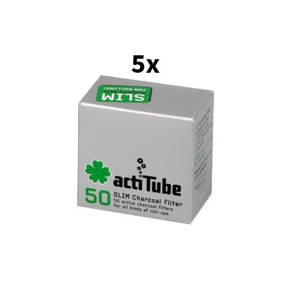 ActiTube Slim Aktivkohlefilter 6,9mm 5 x 50 Filter 