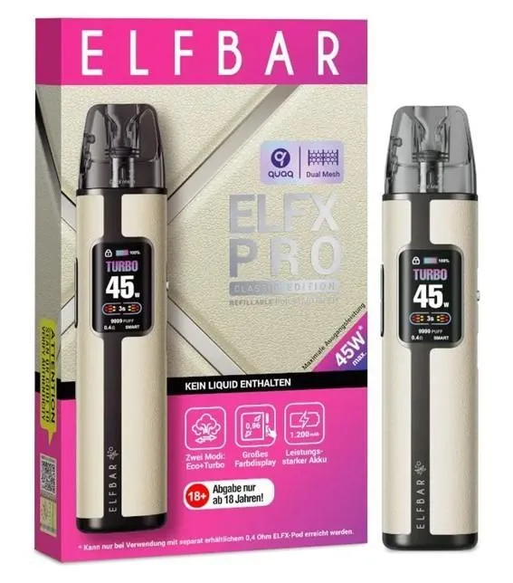 ELFBAR - Elfx Pro E-Zigarette Weiß