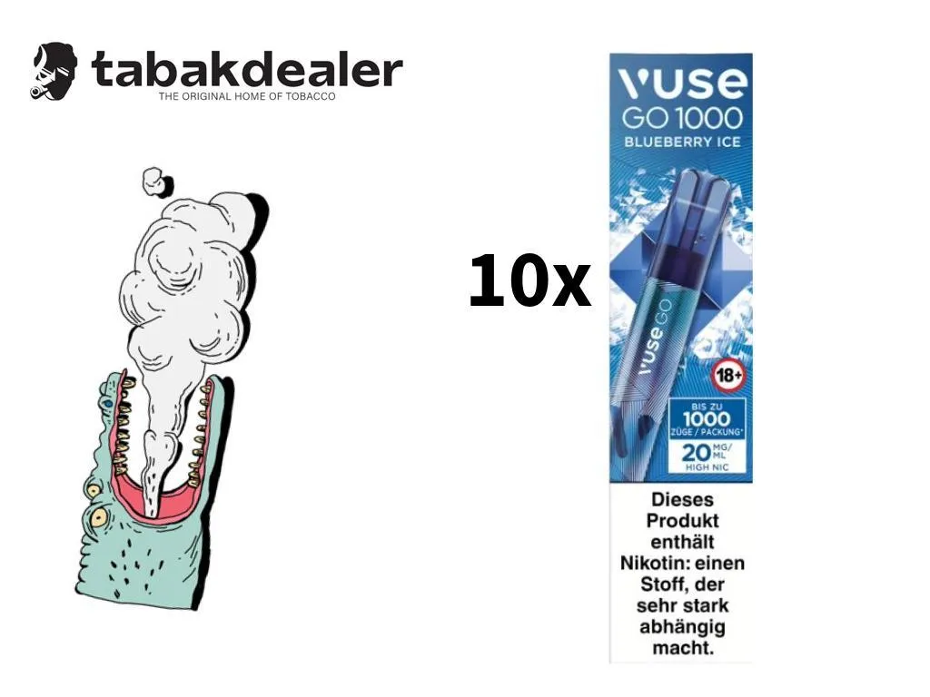 Vuse GO 1000 Blueberry Ice 10er