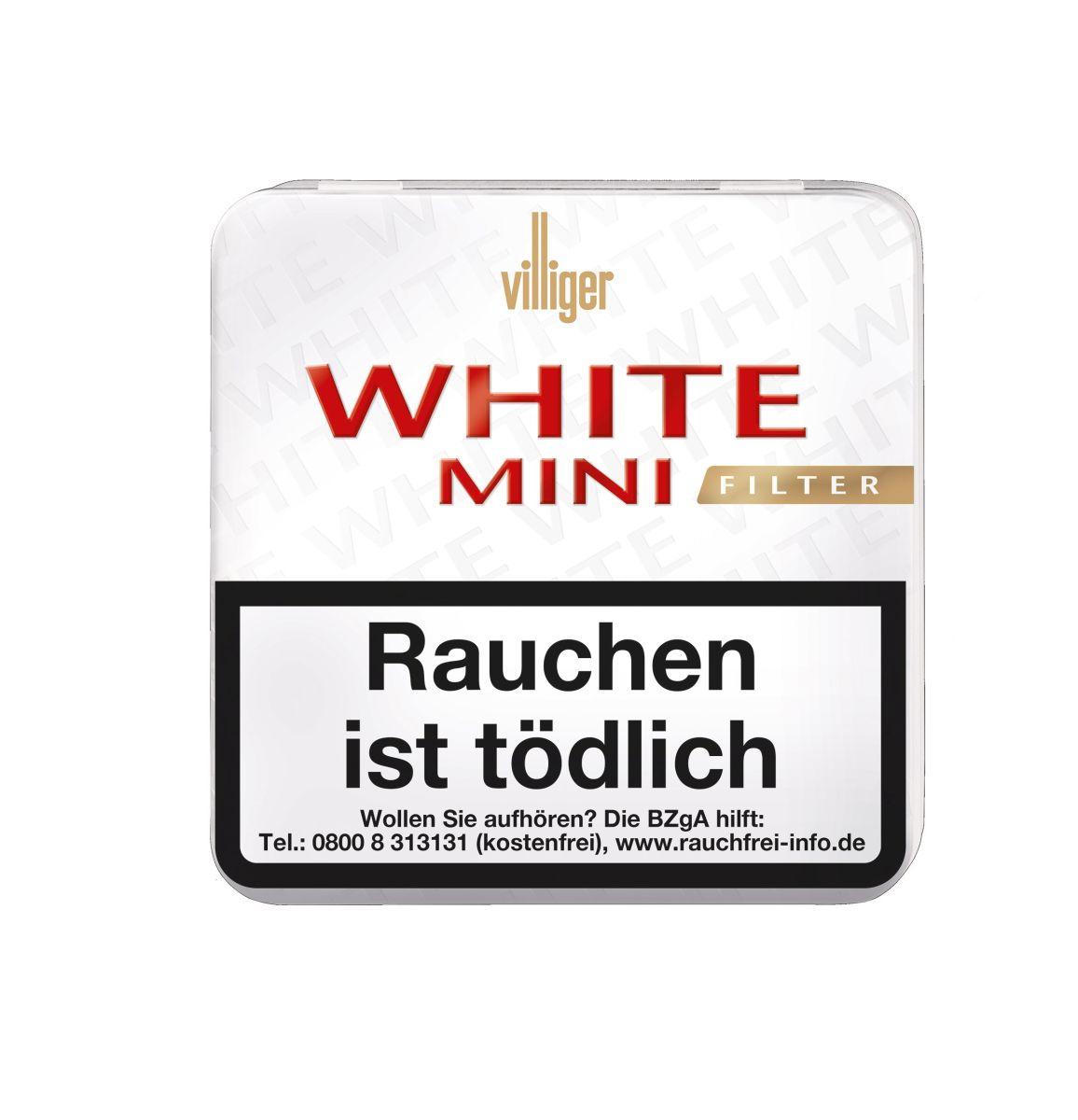 Villiger White Mini Filter Sumatra 10 x 20 Zigarillos
