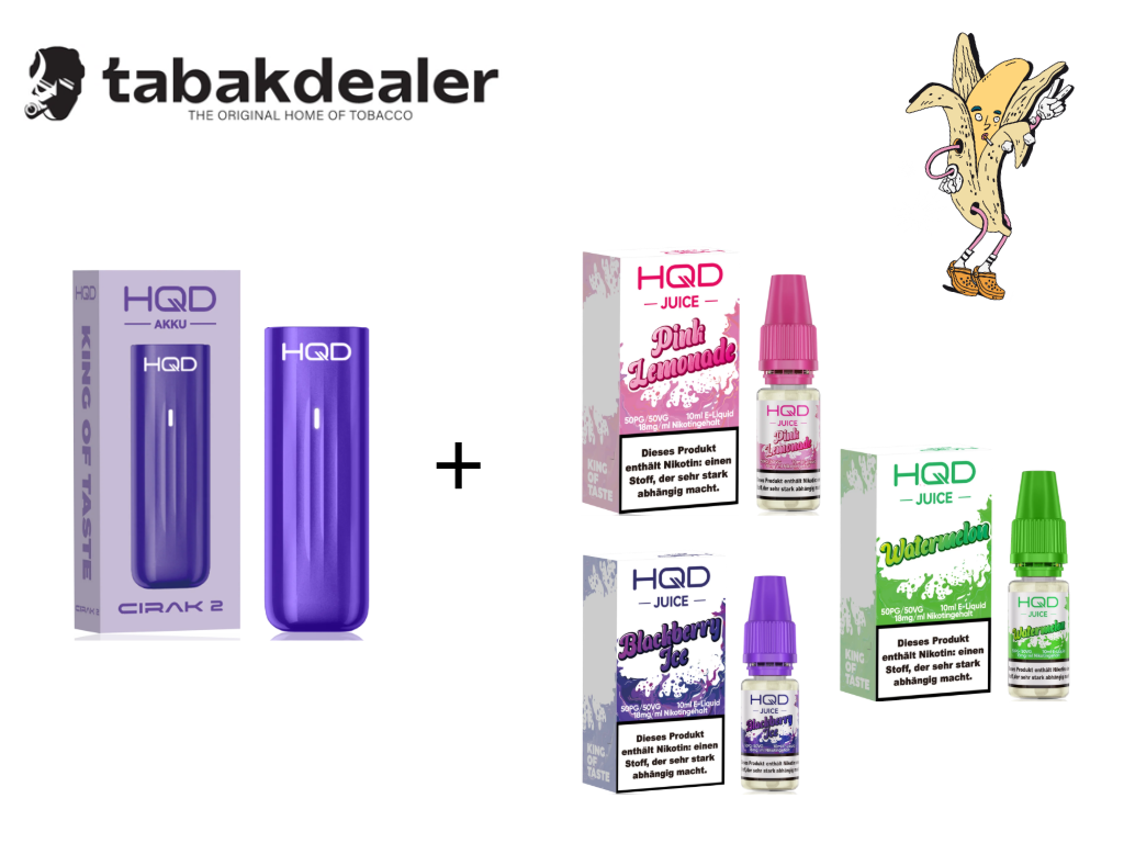 Starterkit Purple HQD Cirak 3er 