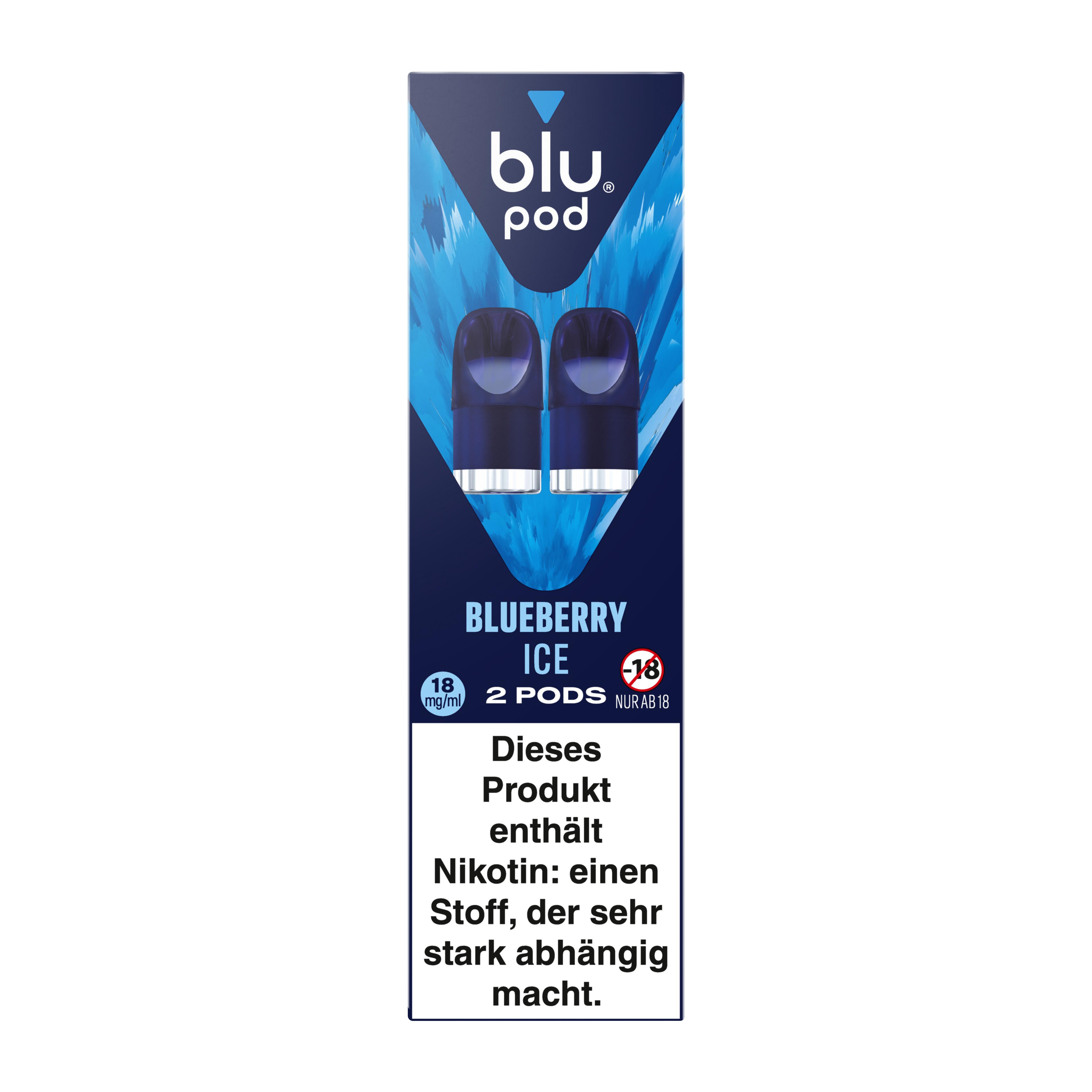 blu Pod Blueberry Ice 18mg/ml