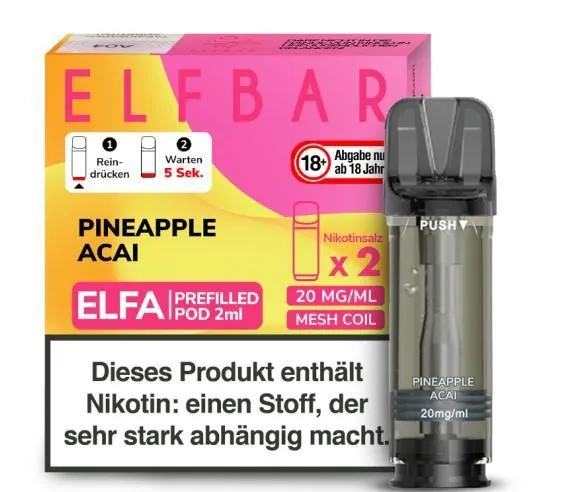 Elfbar Elfa Pod Pineapple Acai 20 mg/ml