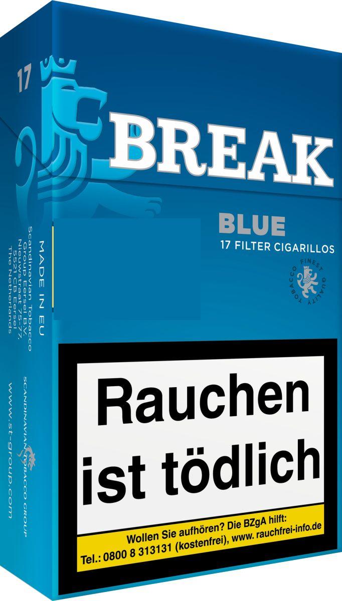 Break Blue Filter Cigarillos 10 x 17 Zigarillos