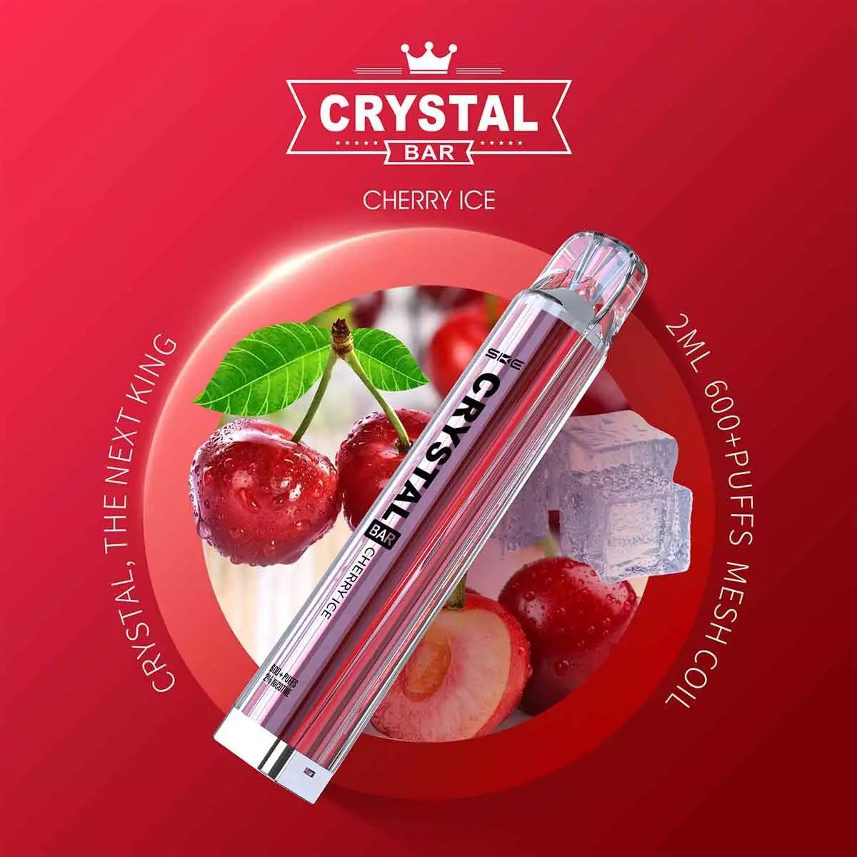 SKE Crystal Bar Cherry Ice 20mg/ml Nikotin