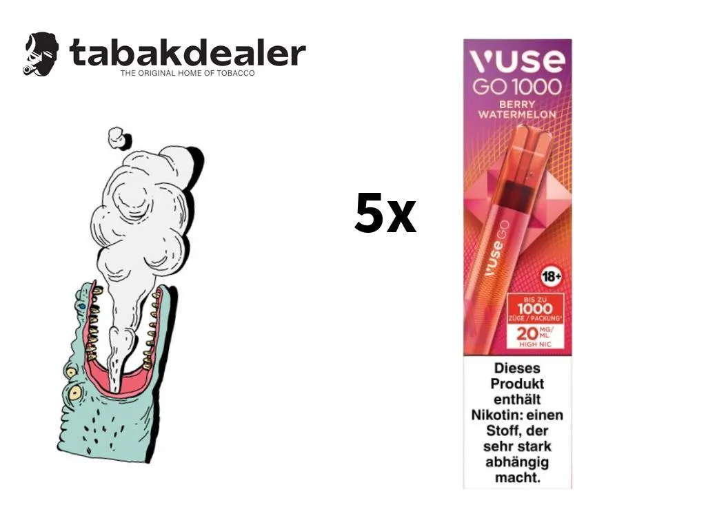 Vuse GO 1000 Berry Watermelon 5er