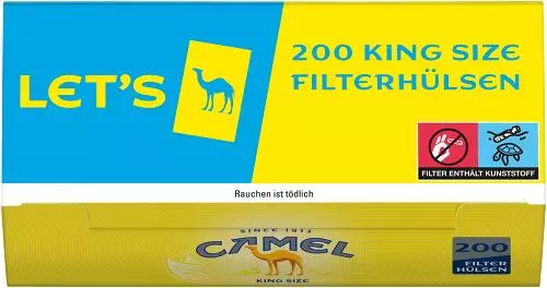 Camel Hülsen 5 x 200 Stück