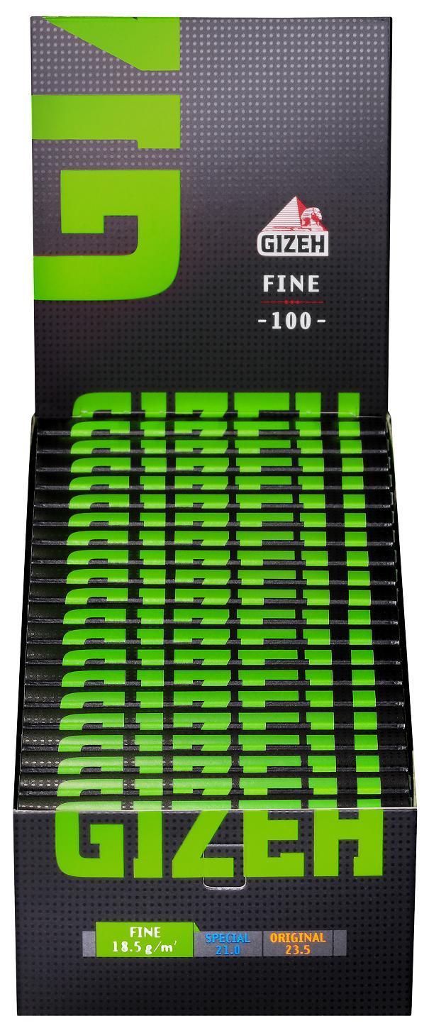 GIZEH Black Fine Green 20 x 100 Blättchen GIZEH Black Fine Green 20 x 100 Blättchen