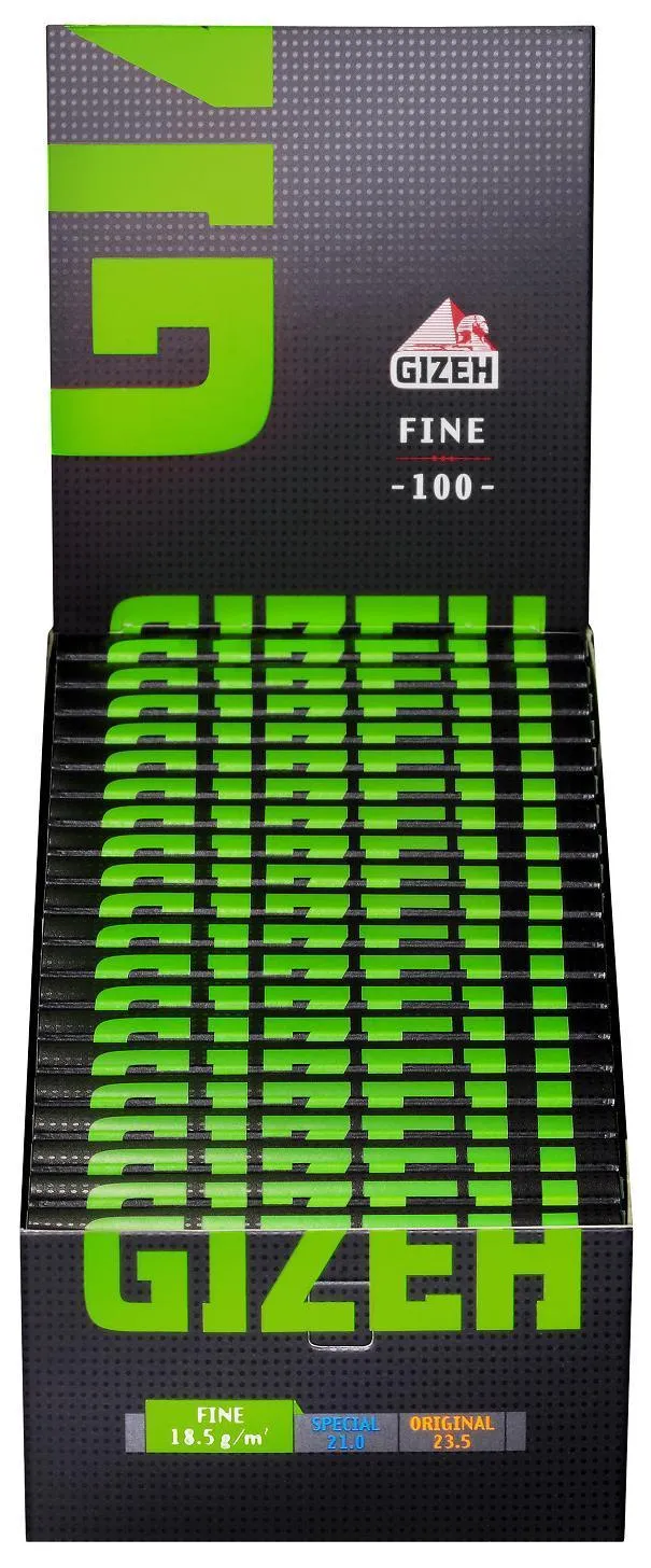 GIZEH Black Fine Green