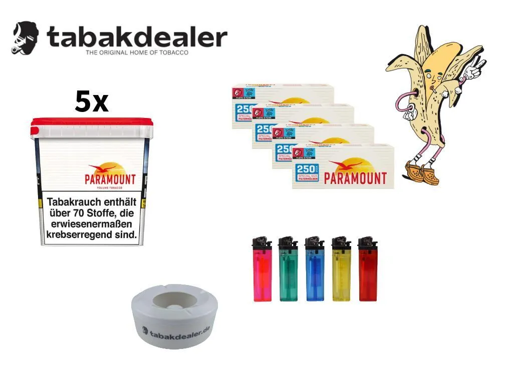 5x Paramount Volumen Tobacco 230g
